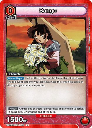 Sango (056) (Box Topper Foil) (UE23BT/IYS-1-056) - UE23BT Inuyasha Foil - Card Brawlers
