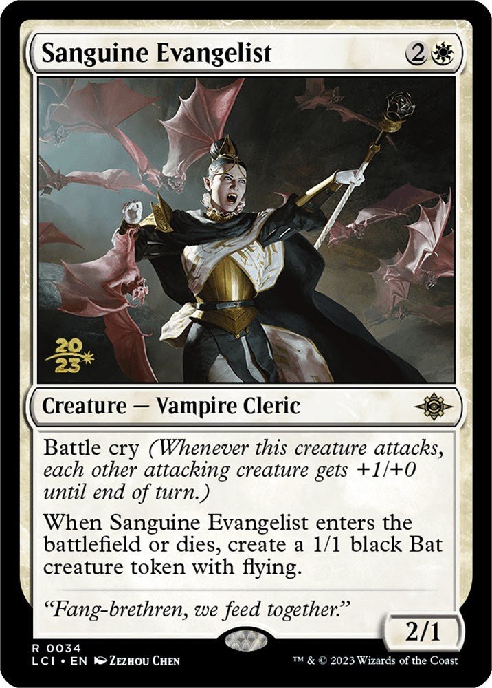 Sanguine Evangelist [The Lost Caverns of Ixalan Prerelease Cards] - Card Brawlers