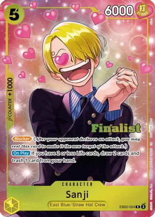 Sanji (CS 26-27 Finalist Card Set Vol. 1) (EB04-052) - One Piece Promotion Cards Foil - Card Brawlers