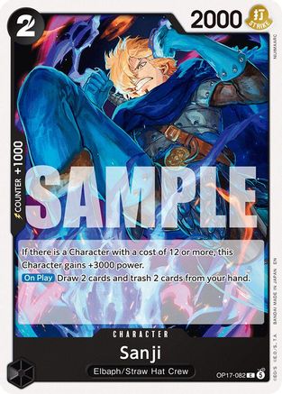 Sanji (OP17-082) - The World's Strongest Warriors - Card Brawlers