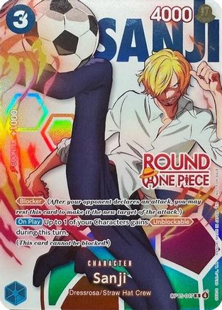 Sanji (Round 1 Promo) (OP15-047) - One Piece Promotion Cards Foil - Card Brawlers