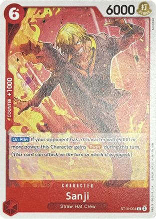 Sanji - ST10-004 (ST10-004) - Learn Together Deck Set - Card Brawlers
