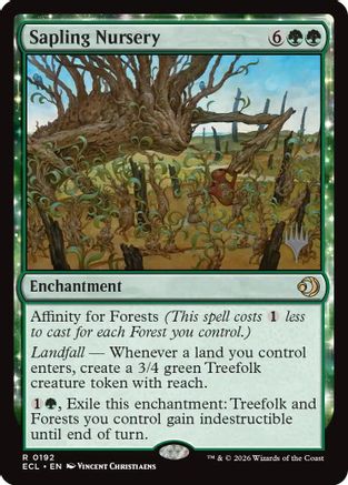 Sapling Nursery (PPECL-192) - Promo Pack: Lorwyn Eclipsed Foil - Card Brawlers
