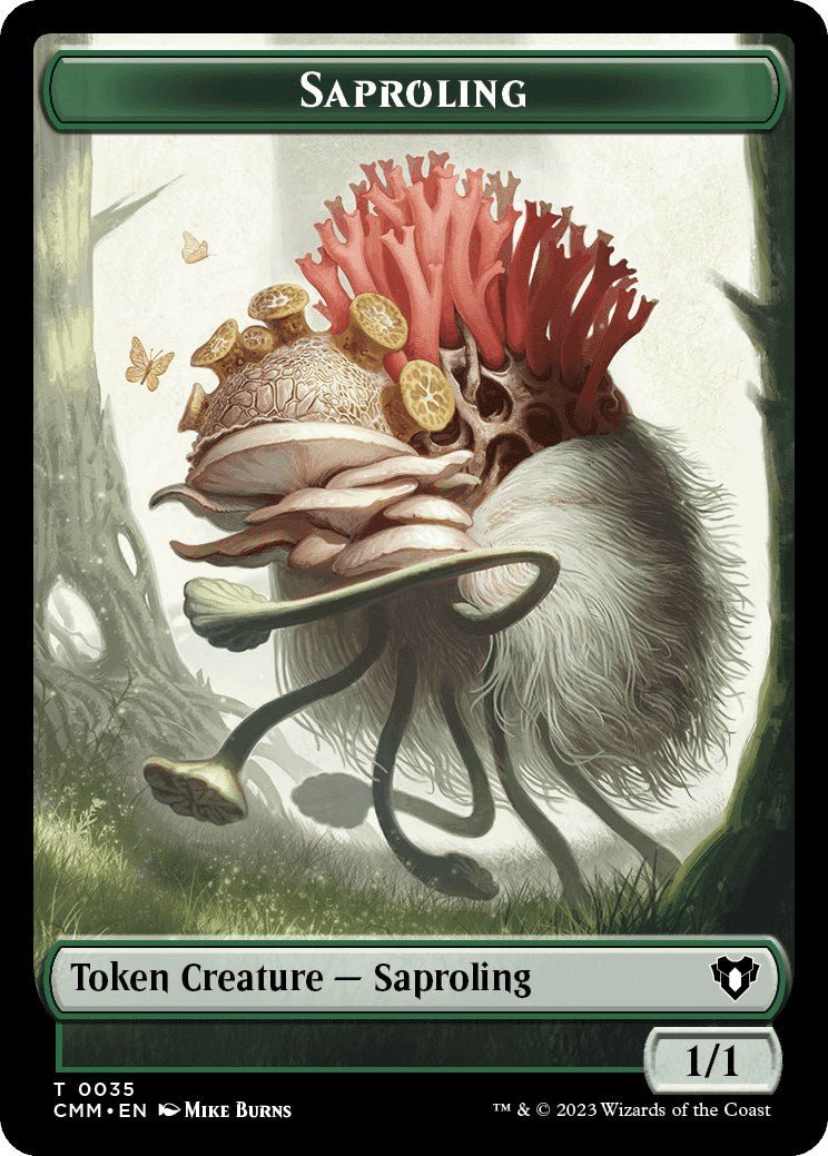 Saproling // Myr Double - Sided Token [Commander Masters Tokens] - Card Brawlers