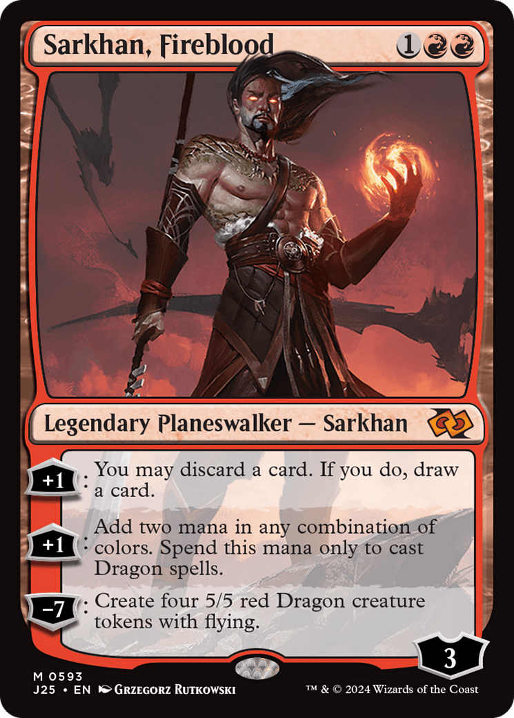 Sarkhan, Fireblood [Foundations Jumpstart] - Card Brawlers