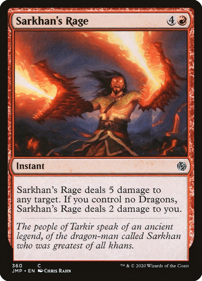 Sarkhan's Rage [Jumpstart] - Card Brawlers