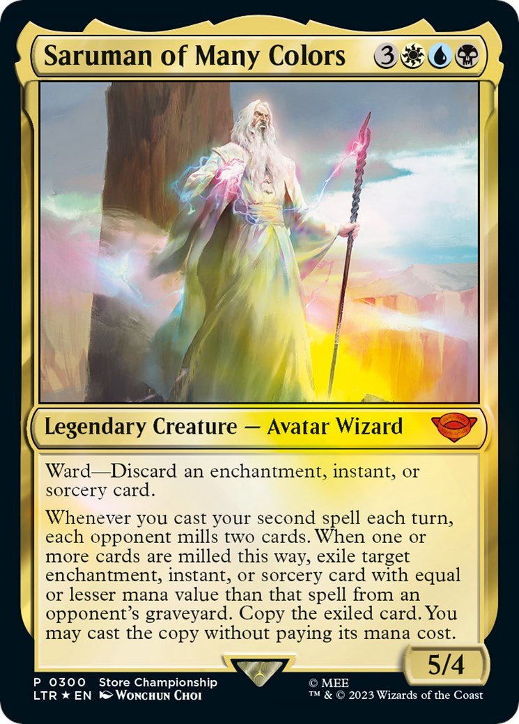 Saruman of Many Colors [Store Championships 2023] - Card Brawlers