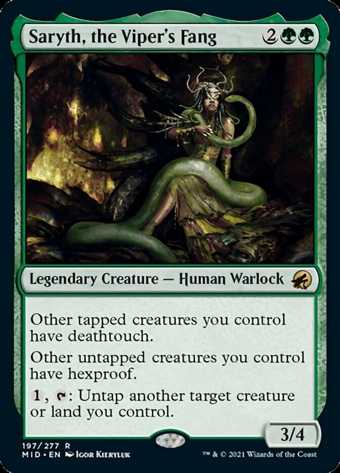 Saryth, the Viper's Fang [Innistrad: Midnight Hunt] - Card Brawlers