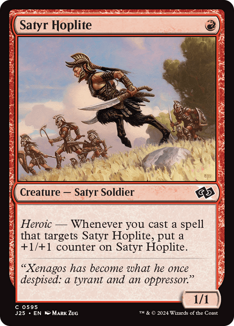 Satyr Hoplite [Foundations Jumpstart] - Card Brawlers