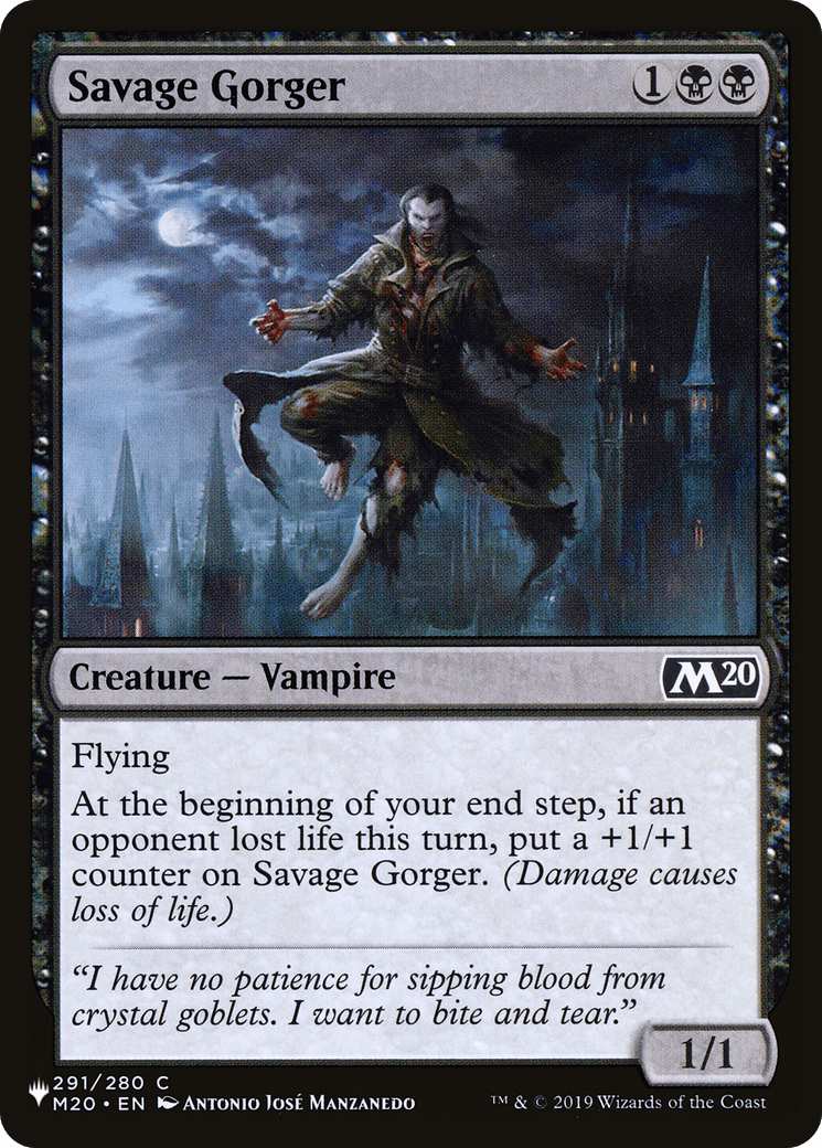 Savage Gorger [The List] - Card Brawlers