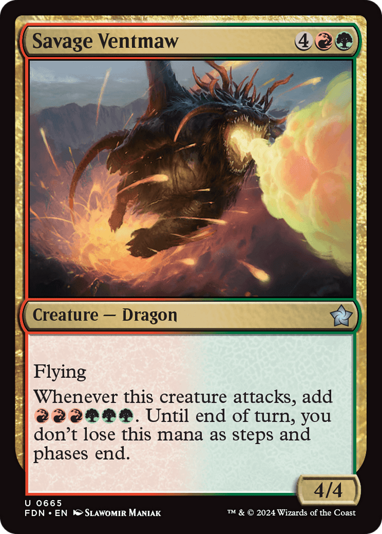 Savage Ventmaw [Foundations] - Card Brawlers
