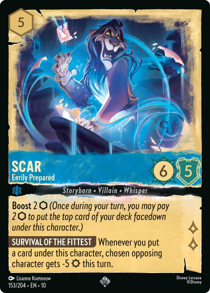 Scar - Eerily Prepared (153/204) [Whispers in the Well] - Card Brawlers