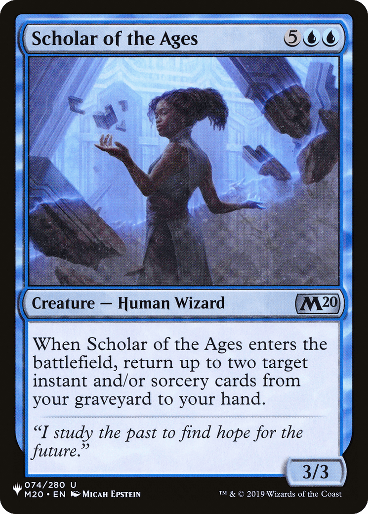 Scholar of the Ages [The List] - Card Brawlers