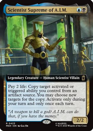 Scientist Supreme of A.I.M. (Extended Art) (MSH-423) - Marvel Super Heroes Foil - Card Brawlers