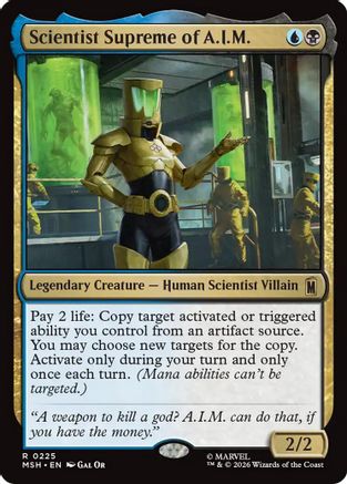 Scientist Supreme of A.I.M. (MSH-225) - Marvel Super Heroes - Card Brawlers