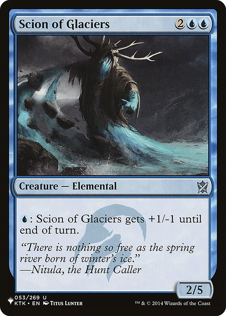 Scion of Glaciers [The List] - Card Brawlers