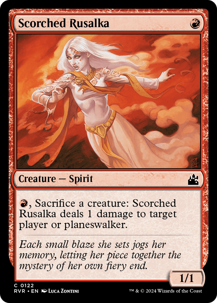 Scorched Rusalka [Ravnica Remastered] - Card Brawlers