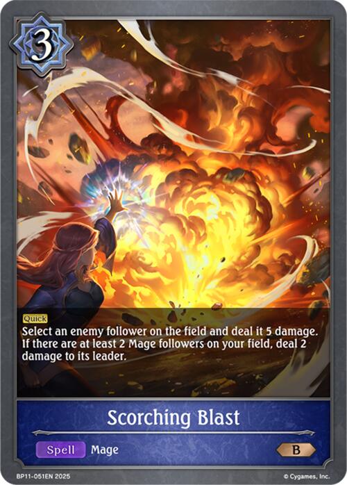 Scorching Blast (BP11 - 051EN) [Bullet of Fate] - Card Brawlers