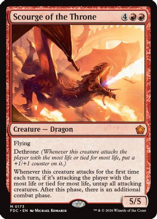 Scourge of the Throne (FDC-173) - Commander: Foundations - Card Brawlers