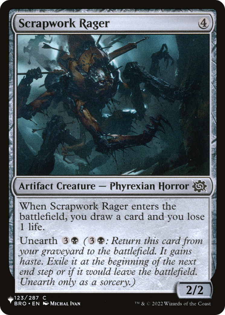 Scrapwork Rager [The List] - Card Brawlers