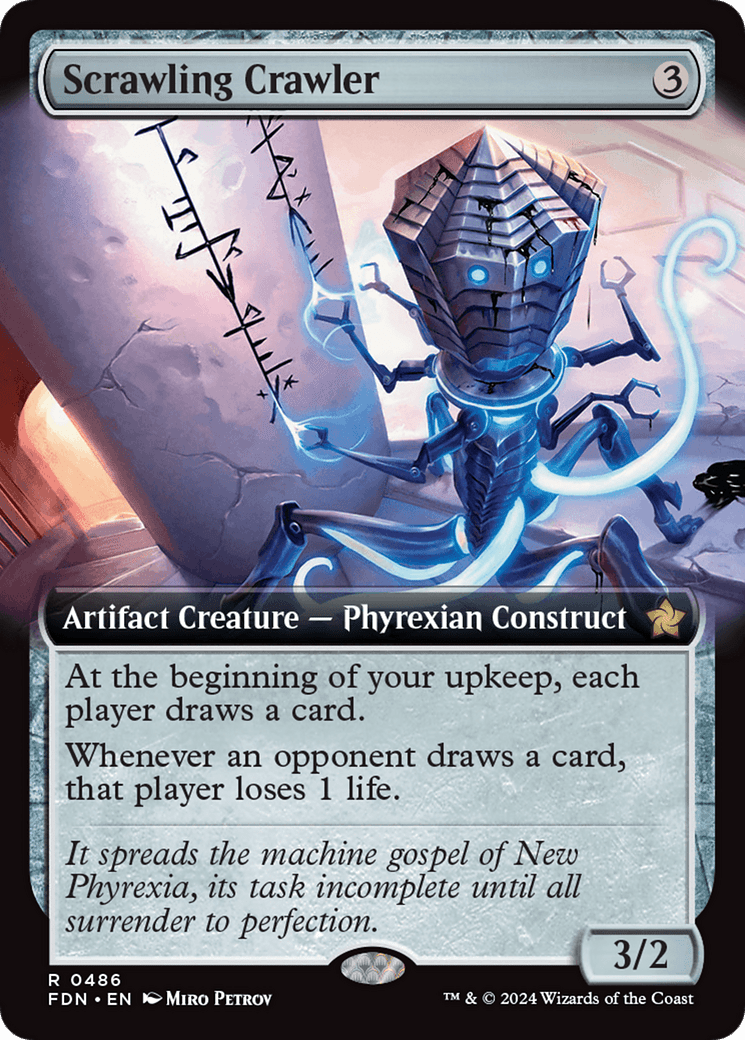 Scrawling Crawler (Extended Art) [Foundations] - Card Brawlers