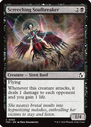 Screeching Soulbreaker (FRA-065) - Reality Fracture Foil - Card Brawlers