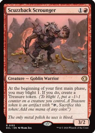 Scuzzback Scrounger (PPECL-153) - Promo Pack: Lorwyn Eclipsed - Card Brawlers