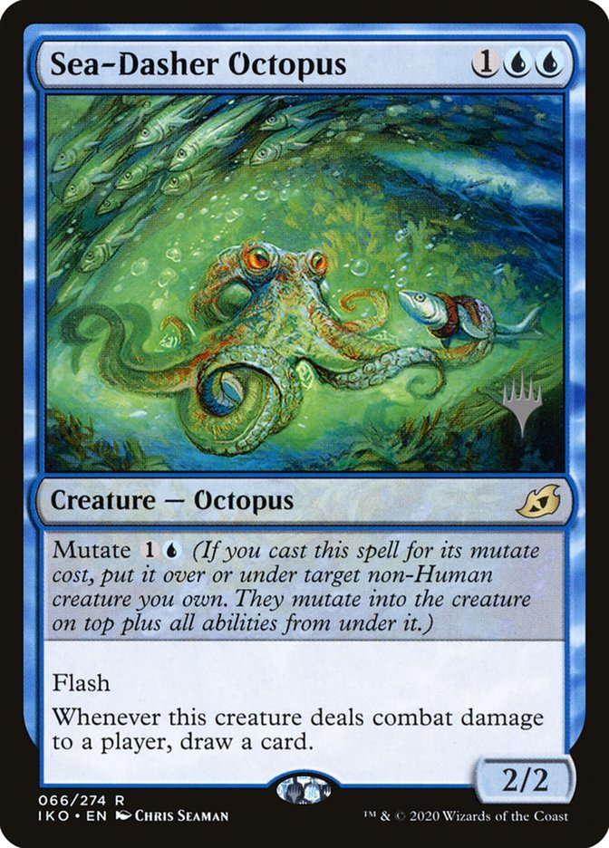 Sea - Dasher Octopus (Promo Pack) [Ikoria: Lair of Behemoths Promos] - Card Brawlers