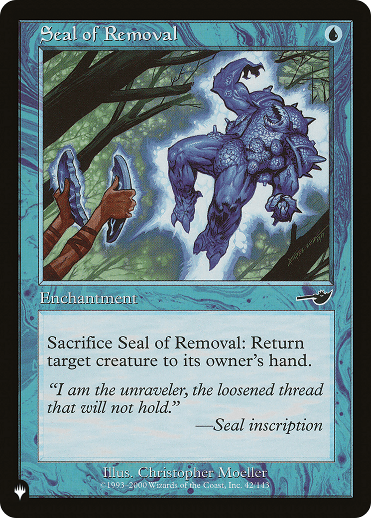 Seal of Removal [The List] - Card Brawlers