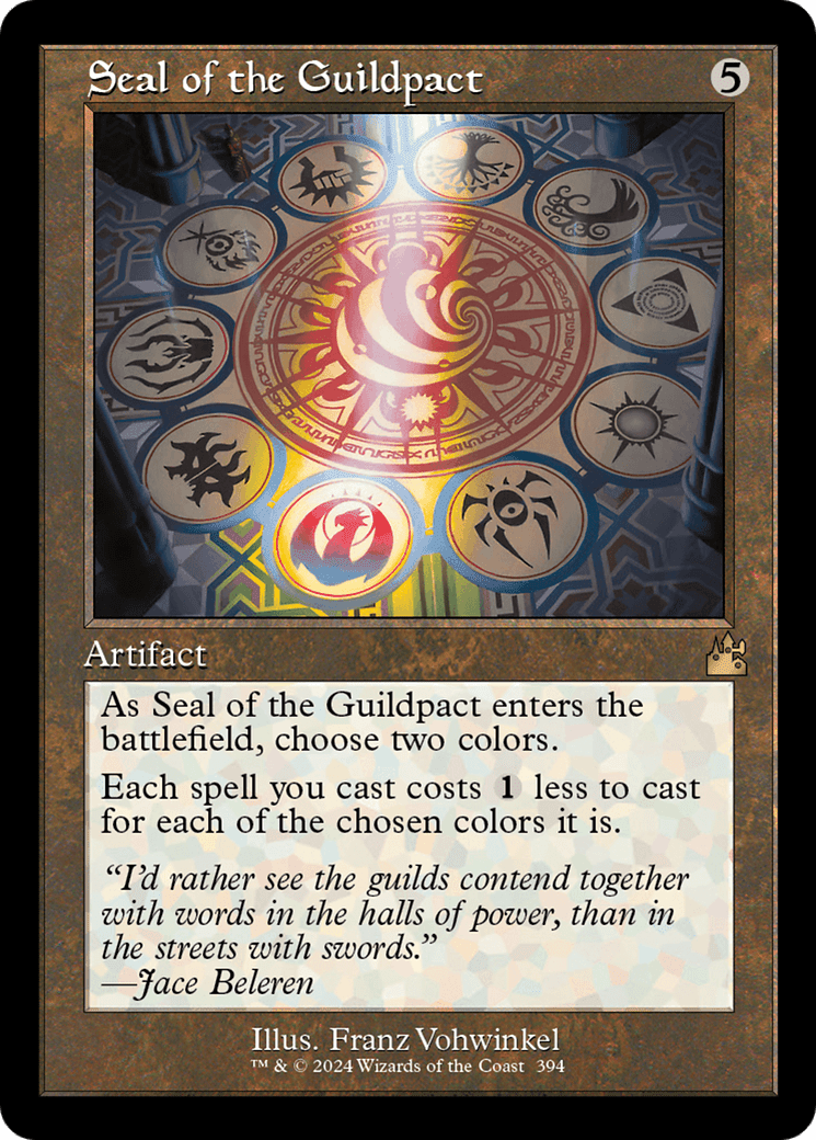 Seal of the Guildpact (Retro Frame) [Ravnica Remastered] - Card Brawlers
