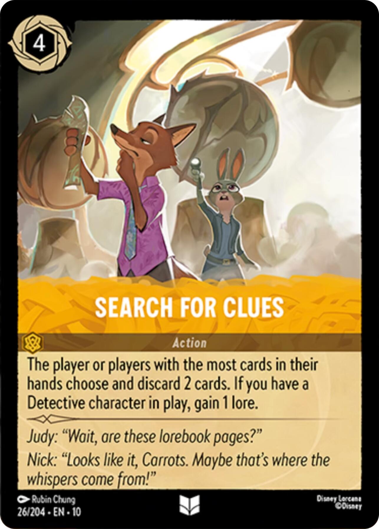 Search For Clues (26/204) [Whispers in the Well] - Card Brawlers