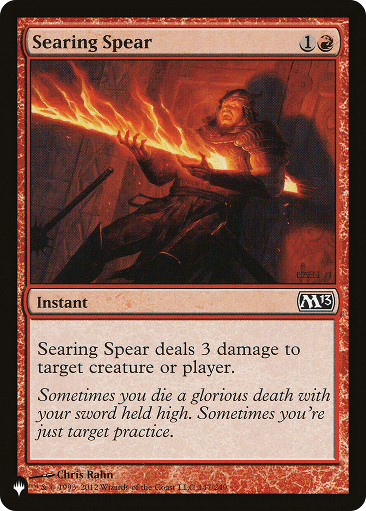 Searing Spear [The List] - Card Brawlers
