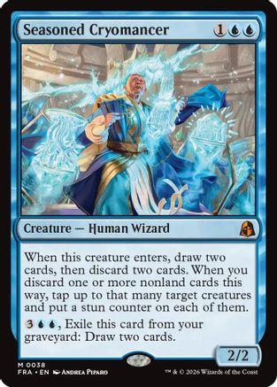 Seasoned Cryomancer (FRA-038) - Reality Fracture Foil - Card Brawlers