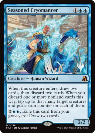 Seasoned Cryomancer (PPFRA-038) - Promo Pack: Reality Fracture - Card Brawlers