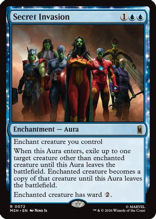 Secret Invasion (MSH-072) - Marvel Super Heroes - Card Brawlers