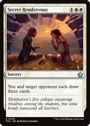 Secret Rendezvous (FDC-045) - Commander: Foundations - Card Brawlers