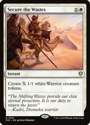 Secure the Wastes (FRC-031) - Commander: Reality Fracture - Card Brawlers