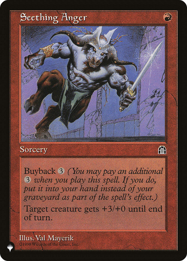Seething Anger [The List] - Card Brawlers