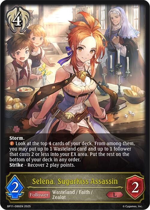 Selena, Sugarkiss Assassin (BP11 - 086EN) [Bullet of Fate] - Card Brawlers
