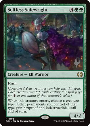 Selfless Safewright (PPECL-193) - Promo Pack: Lorwyn Eclipsed Foil - Card Brawlers