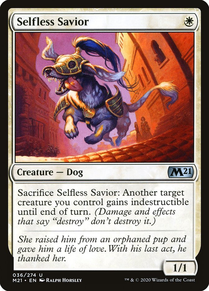 Selfless Savior [Core Set 2021] - Card Brawlers