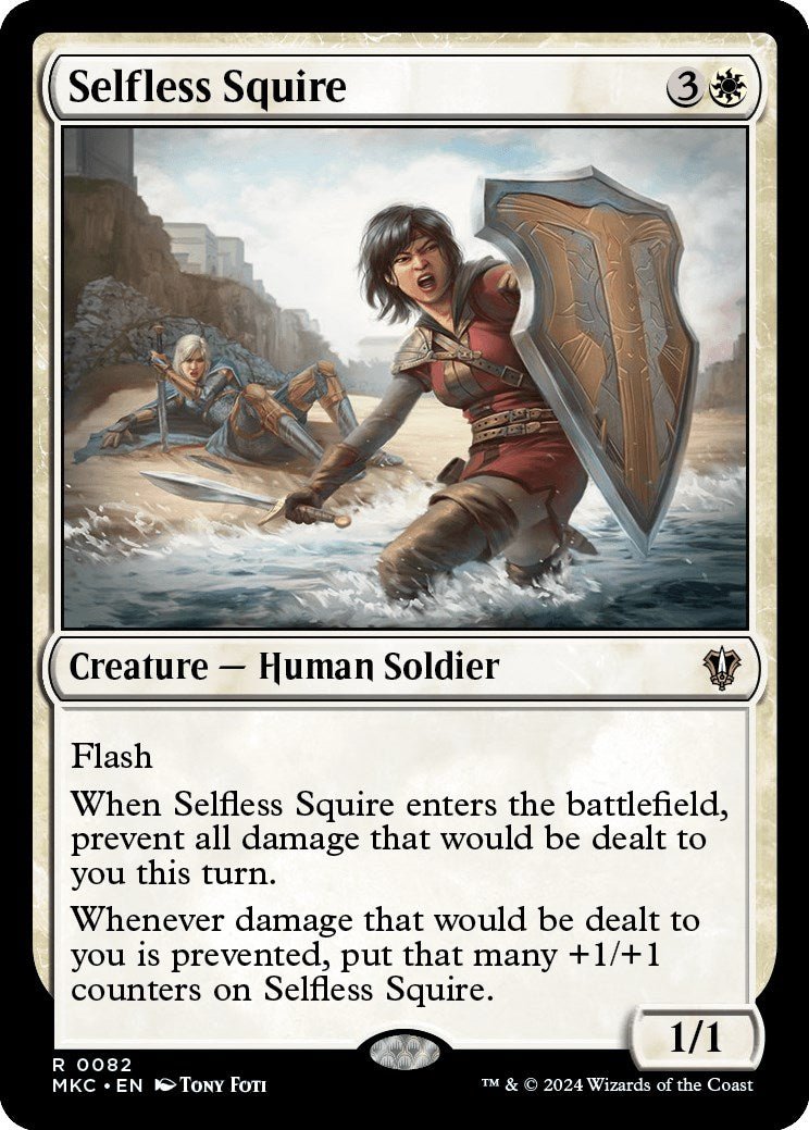 Selfless Squire [Murders at Karlov Manor Commander] - Card Brawlers