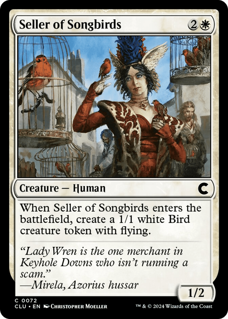 Seller of Songbirds [Ravnica: Clue Edition] - Card Brawlers