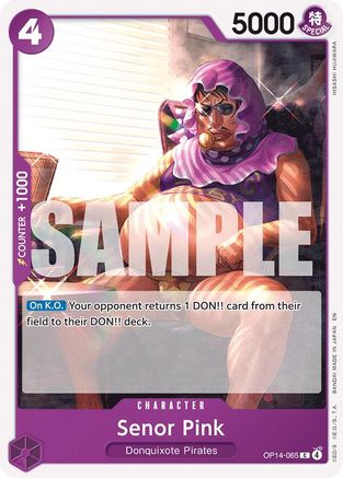 Senor Pink (OP14-065) - The Azure Sea's Seven - Card Brawlers