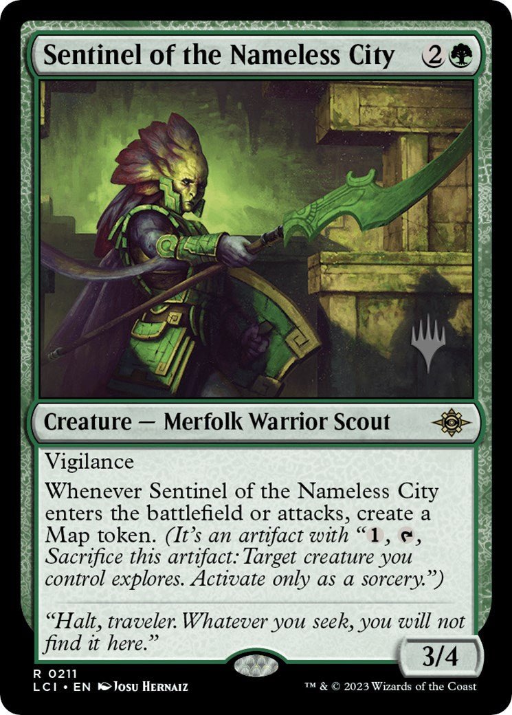 Sentinel of the Nameless City (Promo Pack) [The Lost Caverns of Ixalan Promos] - Card Brawlers