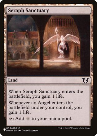Seraph Sanctuary (DDQ) (LIST-033) - The List Reprints - Card Brawlers