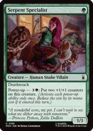Serpent Specialist (MSH-186) - Marvel Super Heroes - Card Brawlers