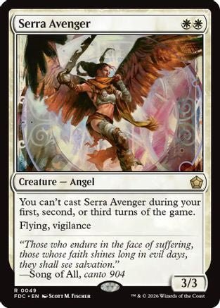 Serra Avenger (FDC-049) - Commander: Foundations - Card Brawlers