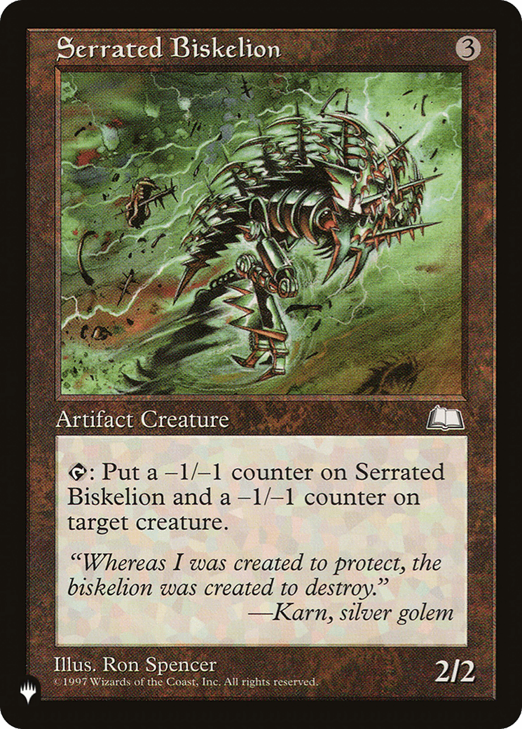 Serrated Biskelion [The List] - Card Brawlers