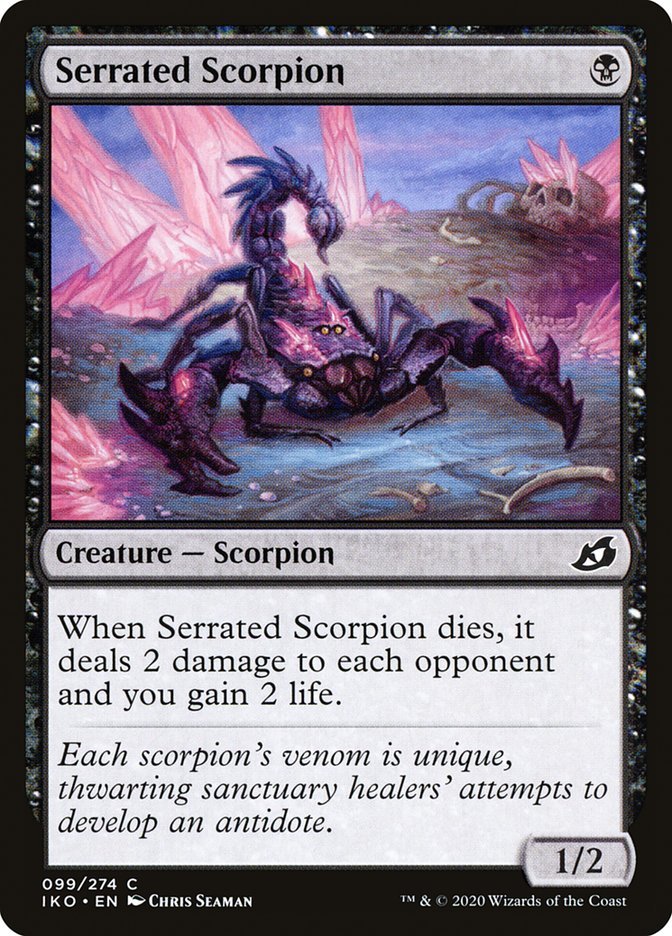 Serrated Scorpion [Ikoria: Lair of Behemoths] - Card Brawlers